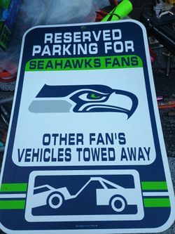 Seattle Seahawks sign you can put by your driveway or on your garage or house or whatever
