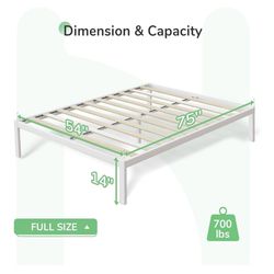 Full Size Bed Frame+mattress