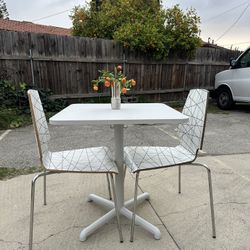 Dining Table For 2 With A Choice Of 2 Chairs