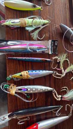 20 assorted tuna lures