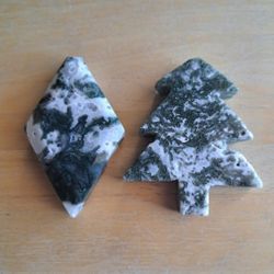  💠 Crystals | Moss Agate Carvings 💠