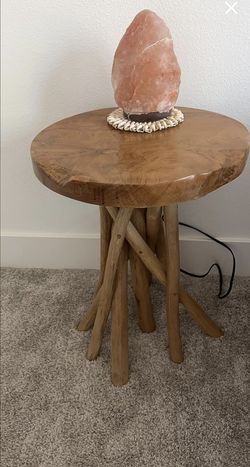 Wooden Stool (End Table Or Planter )