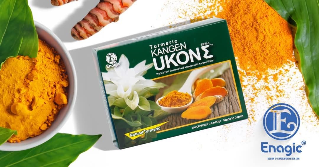 Enagic Kangen Ukon Sigma – Okinawan Turmeric Supplement – 100 Capsules