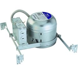 Commercial Electric 4 in. Round Recessed Lighting Trim and Shallow Housing 