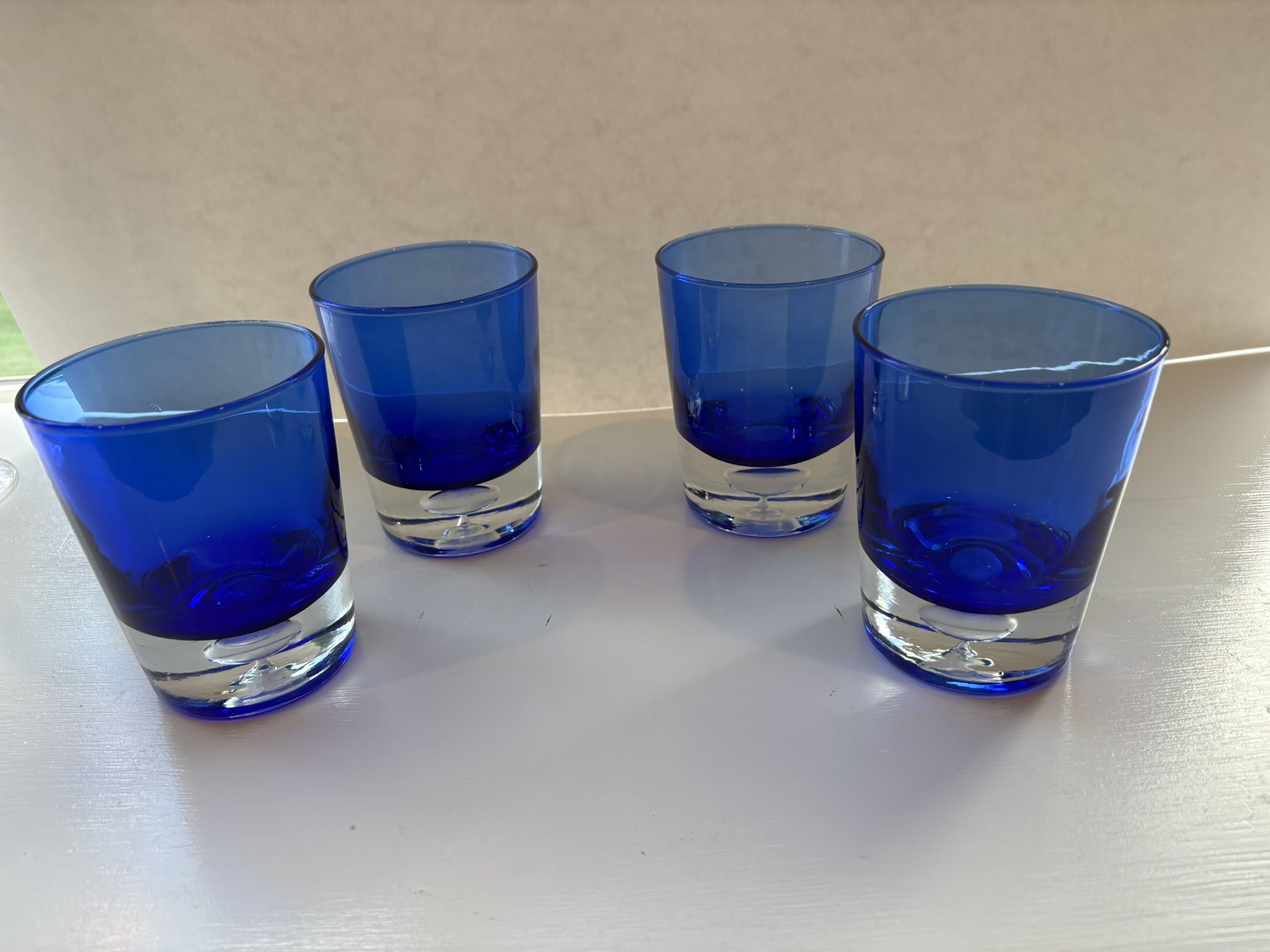 Drinking Or Cocktail Glasses Cobalt Blue