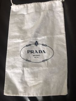 Prada dust flannel bag