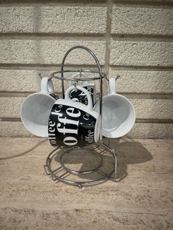 Coffee cup set withstand