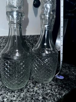 Glass Decanter/ containers / glass alcohol bottles
