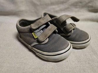 Vans Toddler size 6.5 Canvas Sneakers with Velcro Straps