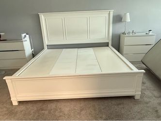 King Bed frame with drawers