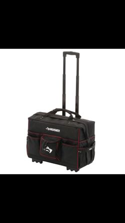 Husky Water-resistant 22 in. Pro Grade Rolling Tote