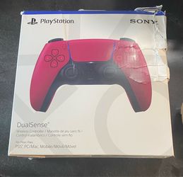 PlayStation wireless controller red ps5