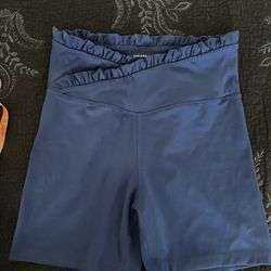 Royal Blue Biker Shorts Size Large 