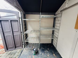 Metal Storage Racks – $10 for Both