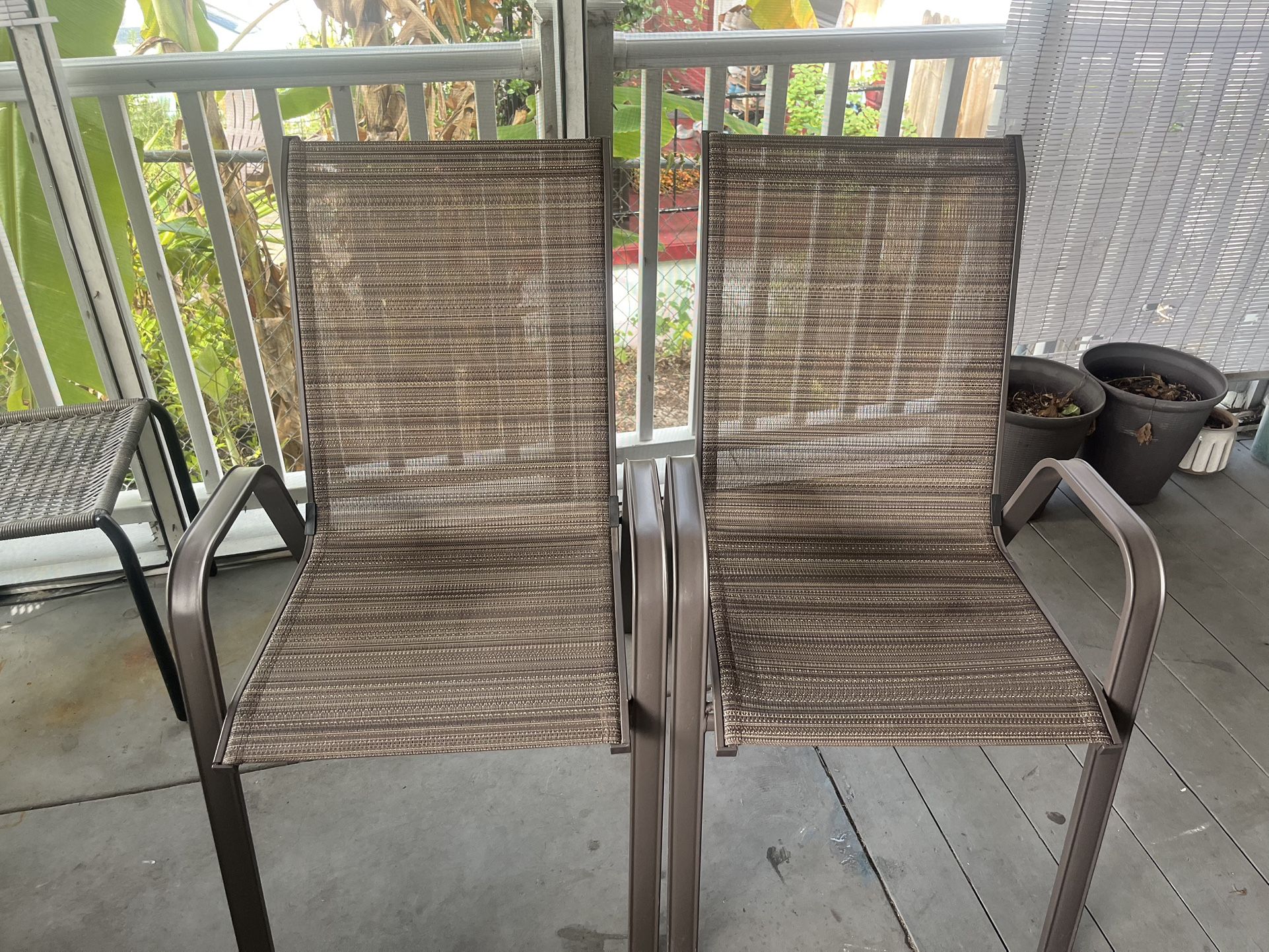 Two Patio Chairs