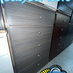 Grey Five Drawer Dresser Compressed New Comoda Cajonera 