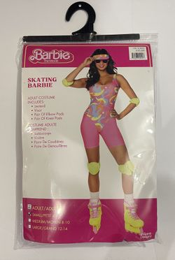 Barbie Skating Adult Costume Size Small