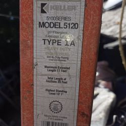 Ladder  20 Ft  Good    Condition 
