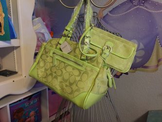 Coach purse and Wrislet