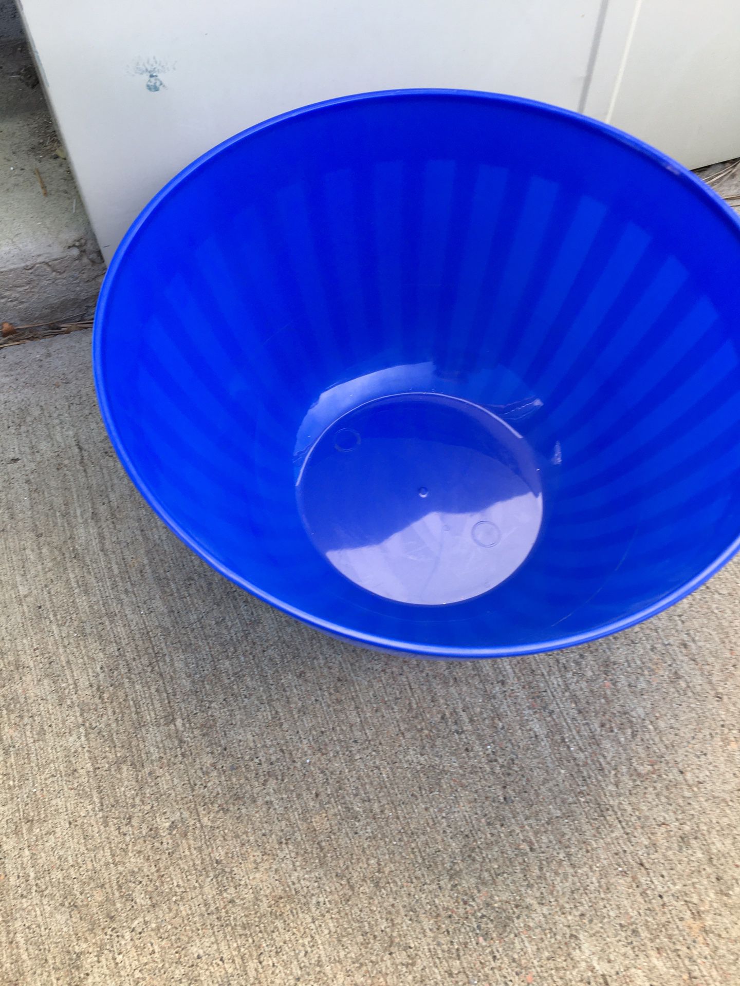 Blue Plastic Bowl
