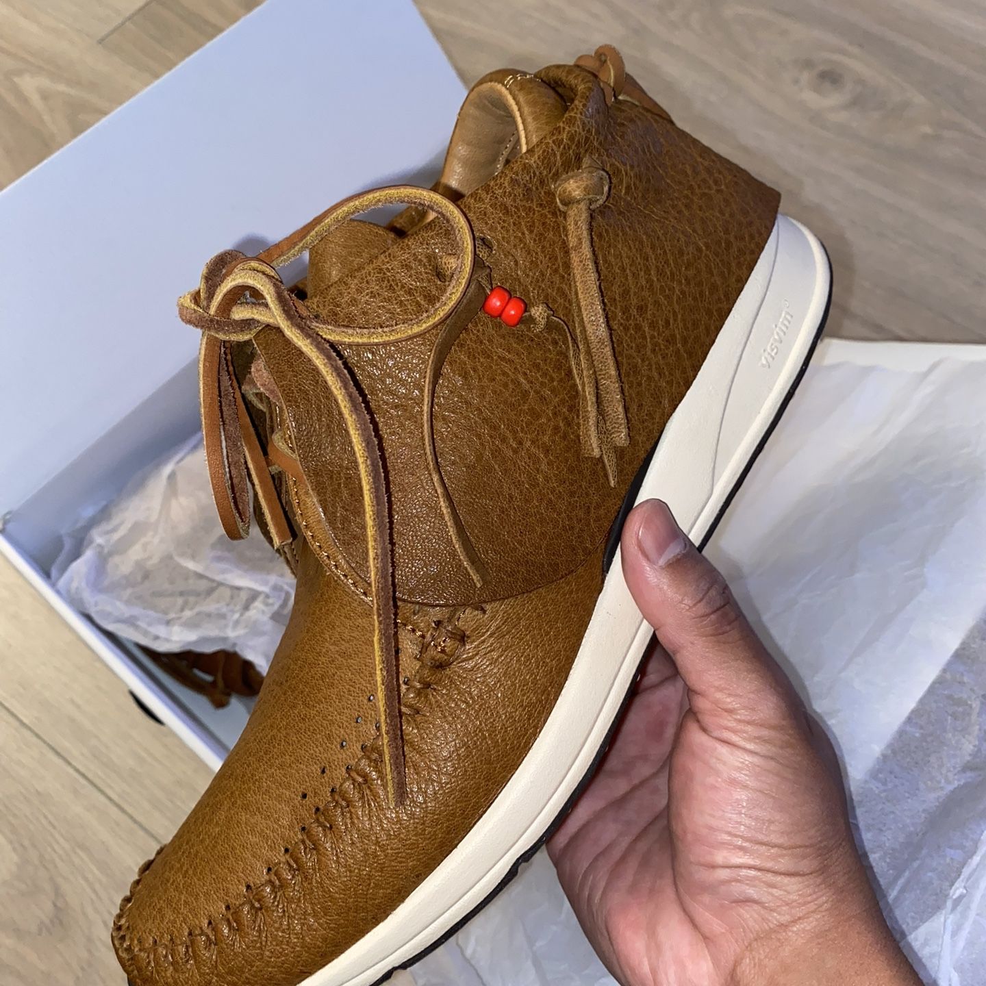 靴 VISVIM FBT Red US 9 756ccac95b4047c0a42de6f9adb718