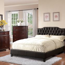 Queen Bed With Orthopedic Mattress