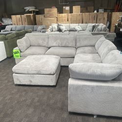Light Gray Modular Sectional 