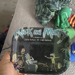 Rick and Morty rolling tray