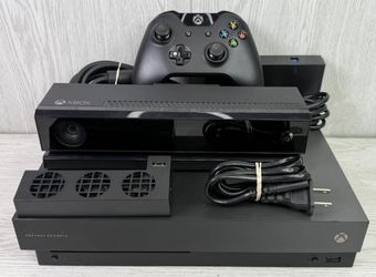 Xbox One X Project Scorpio Edition 1TB Console Kinect Controller Bundle (A1G014527)