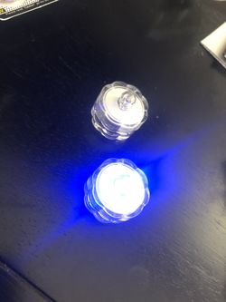 LED blue lights $3 / batteries available if needed @ 2$