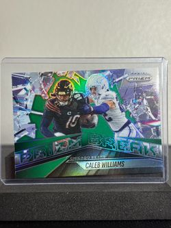 Caleb Williams Panini Prizm Break Chicago Bears Card