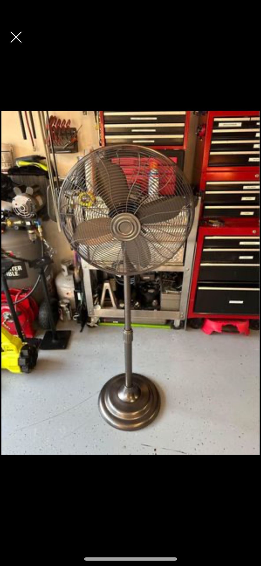 Hawaiian Breeze 16" Retro Stand Fan, Oil Rubbed Bronze, FS40-9U3