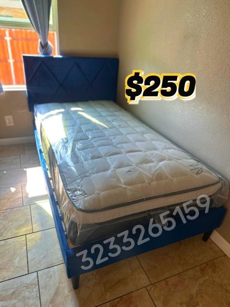 Twin Size Bed And Mattress 