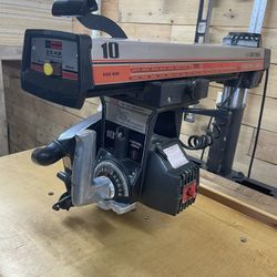 Craftsman 1984 Radial Arm Saw.Everything Works Good.Just Put A New Table Top On Last Month. Metal Stand With Wheels Is Included. Price Is $200.