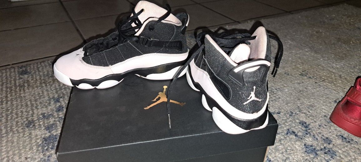 Jordan 6 Rings GS 'Black Pink