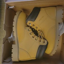 Women's steel toe work boot