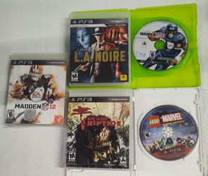 5-PLAYSTATION 3 VIDEO GAMES