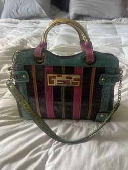 Vintage Multi Color Guess Bag