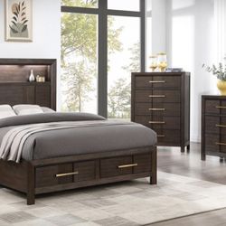Wood Bedroom On Sale! Pay Just $39 Down. No Interest For 100 Days! 