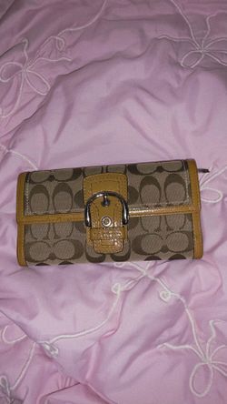 Vintage coach wallet