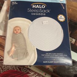Baby Halo Sleep sack Swaddle- New