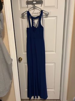 Elegant Blue Evening Dress-M