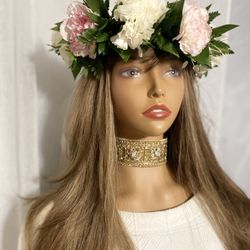 all My Head Crowns Are Handmade check them out I have many different types and colors on my page With Fresh Florals