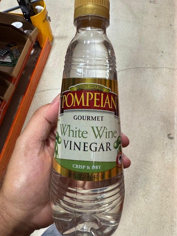 Pompeian Gourmet White Wine Vinegar - 16 Fl Oz