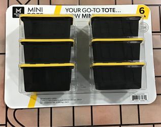 Mini Tote Boxes 6pc
