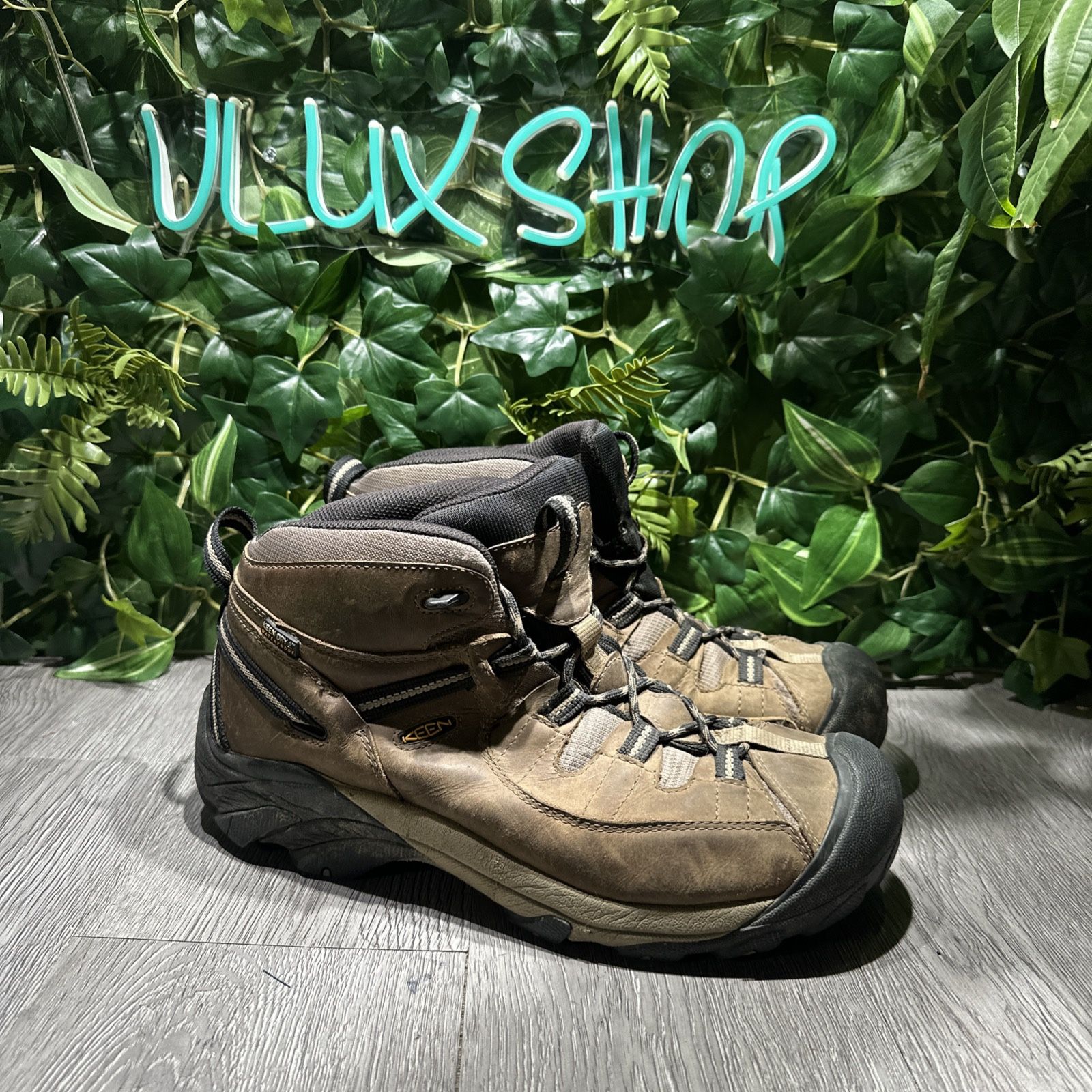 Keen Targhee II Boots Mens 12 Brown Leather Lace Up Ankle Hiking 1008418