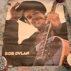 Vintage Bob Dylan Nashville Skyline Poster 28x22