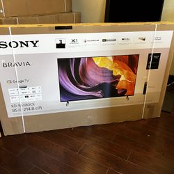 85 INCH SONY BRAVIA X80CK SMART 4k TVS FULL ARRAY NEW 