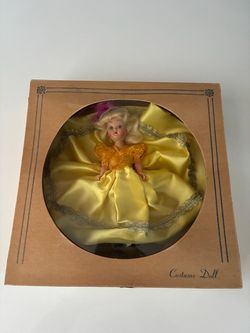 Vintage 1950s Costume Doll in Original Box