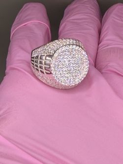 Men’s CZ Silver Ring